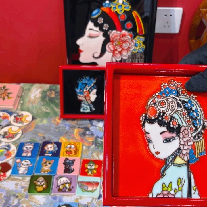 瓷片瓷板画艺术作品