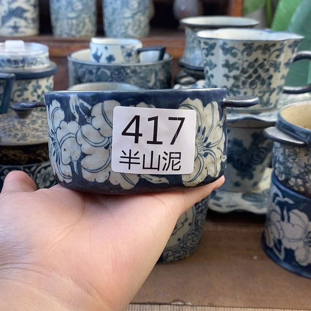 2***7手工手绘青花高温陶瓷