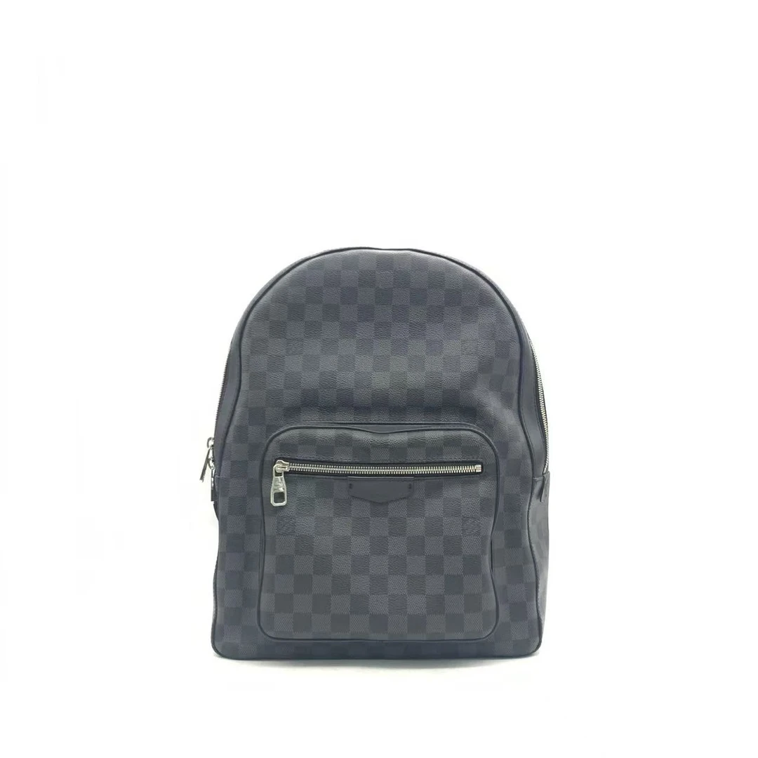 95新 LouisVuitton/路易威登 【安则专属】黑棋盘格双肩包