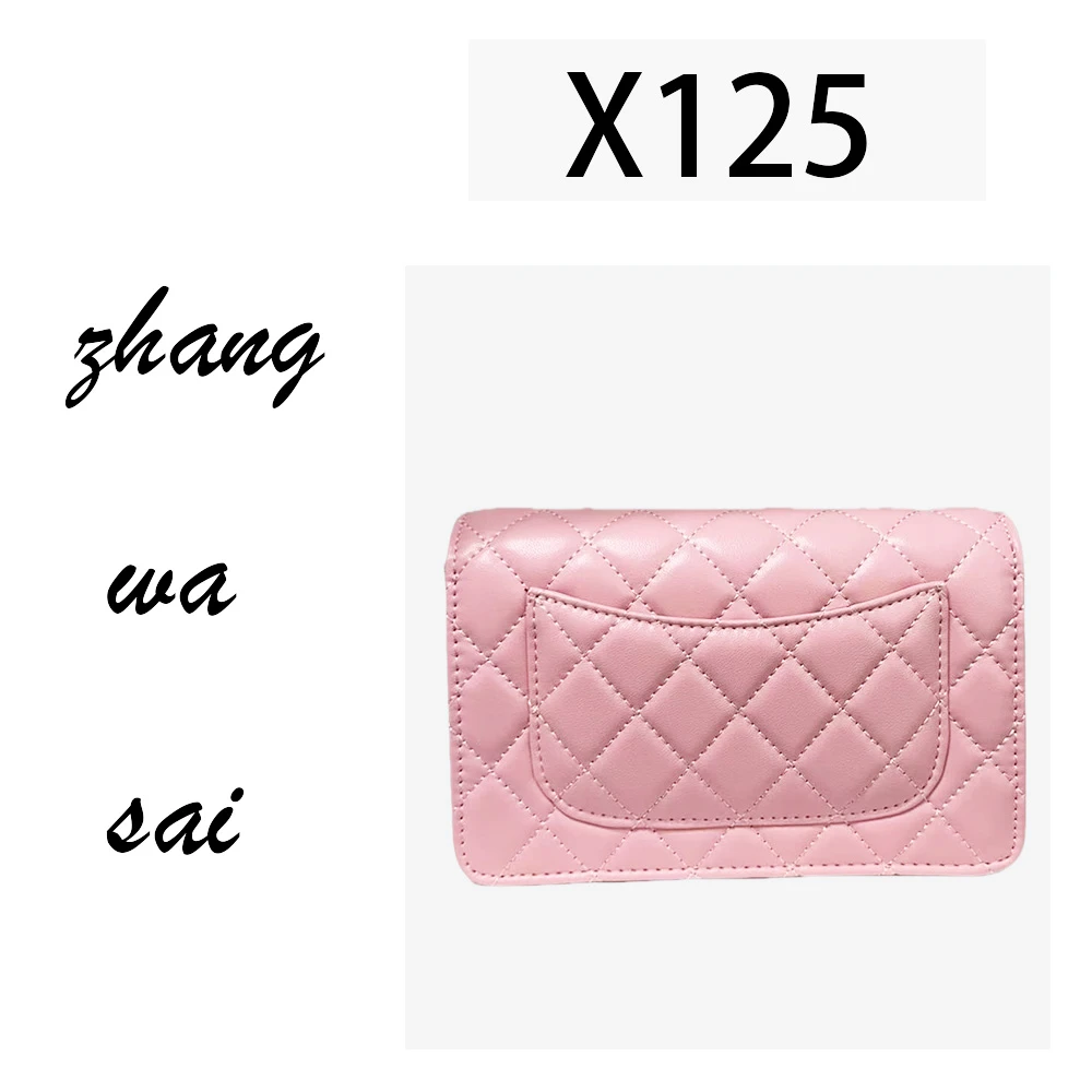 【  X125  】轻奢时尚单肩斜跨简单百搭女包-粉珐琅-6815