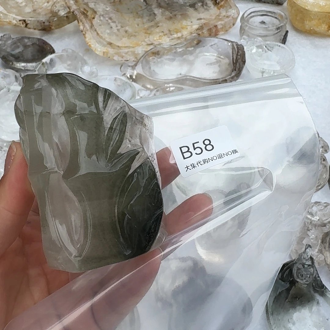百***女未镶嵌手链烟晶58