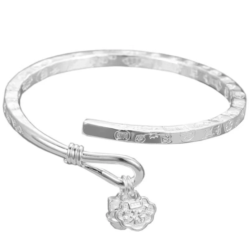 手镯 吉言手环 银色饰品 305