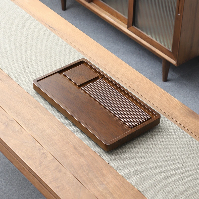 品益茶盘家用实木功夫泡茶台排水干泡工作台简易办公茶海简约