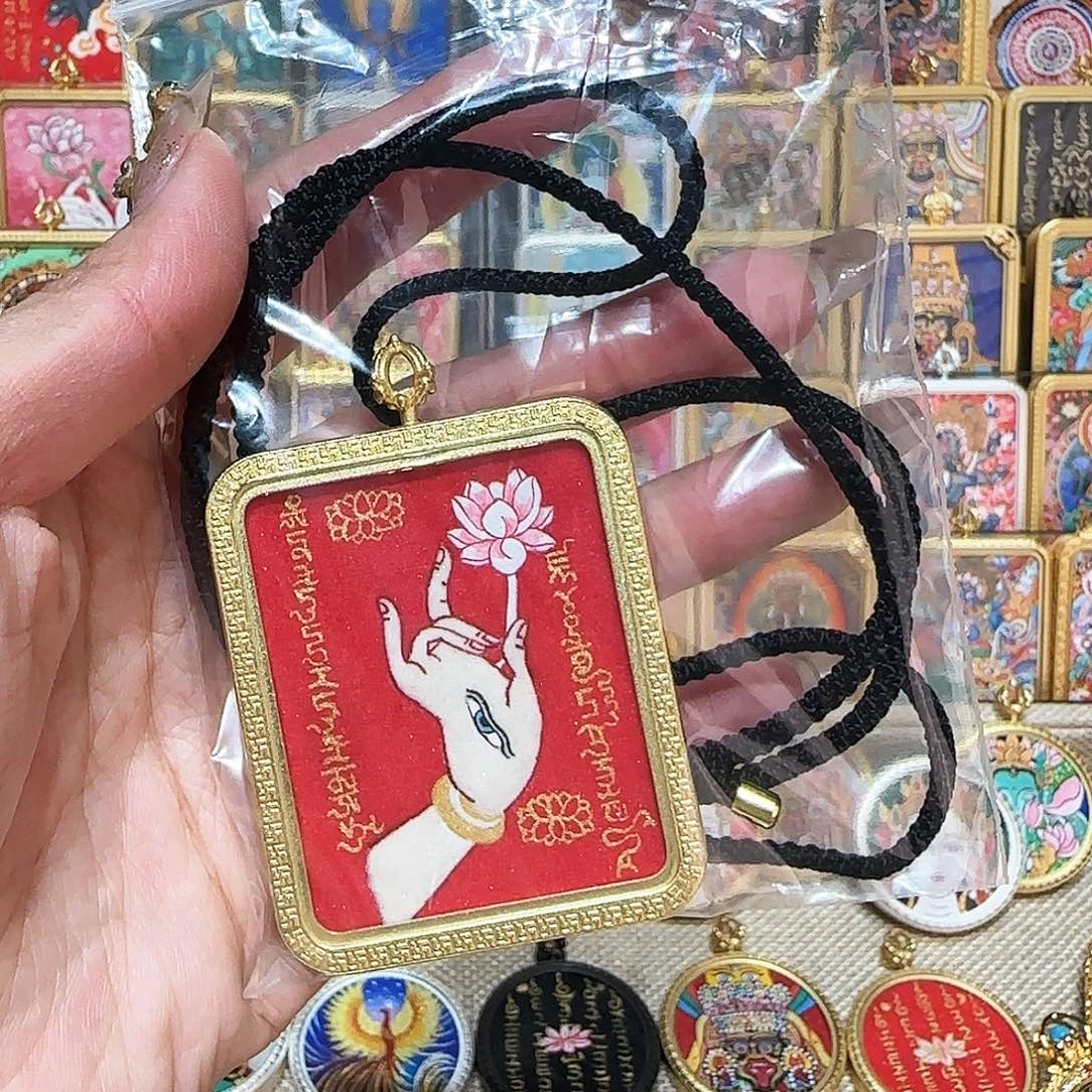 吊坠✨****金热贡纯手绘唐卡非遗文化