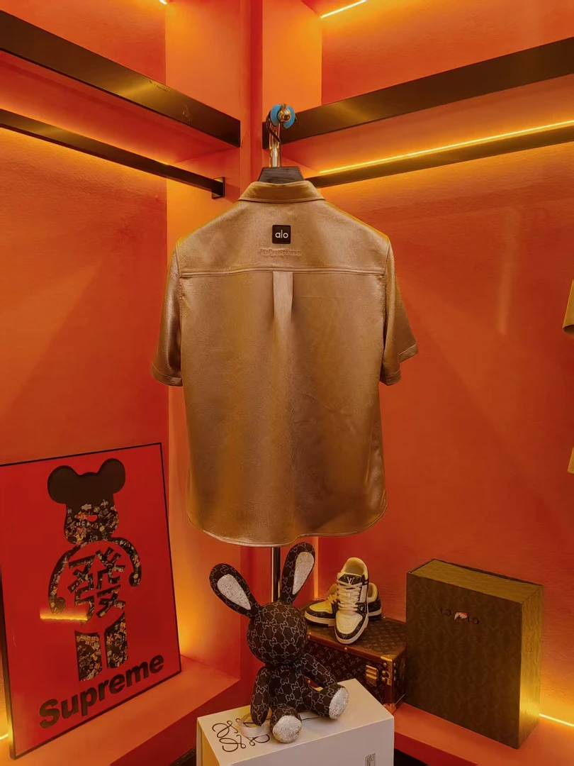 2025夏季新款复古百搭老钱风衬衫短袖-澳门七总【1603】