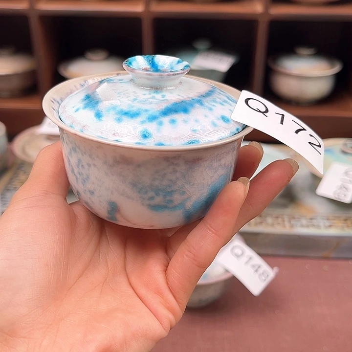 炫彩手作柴烧茶具微瑕