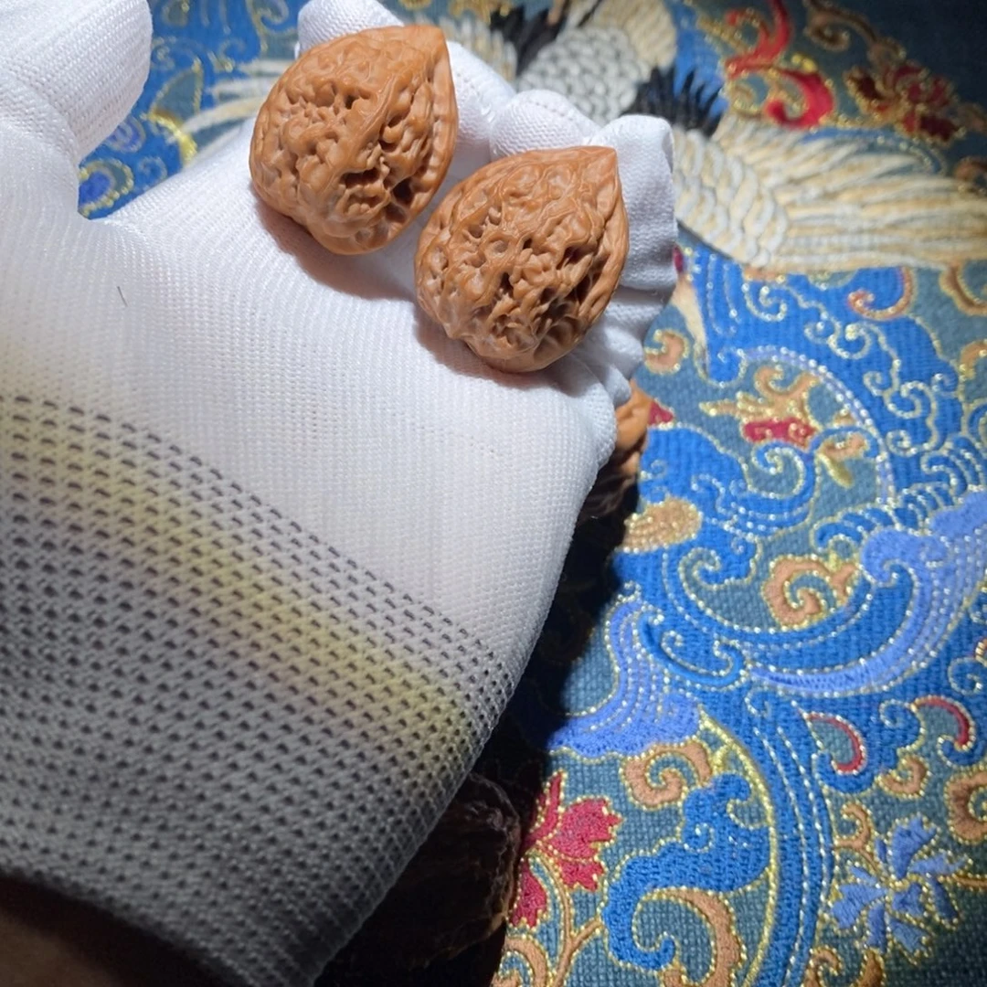 文玩核桃把件29全品平谷火苗手捻