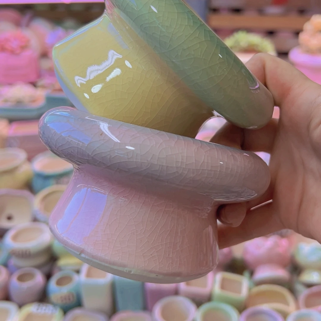 陶瓷花盆当场凑满12包邮