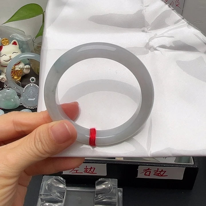 翡翠未镶嵌手镯52.2正圈