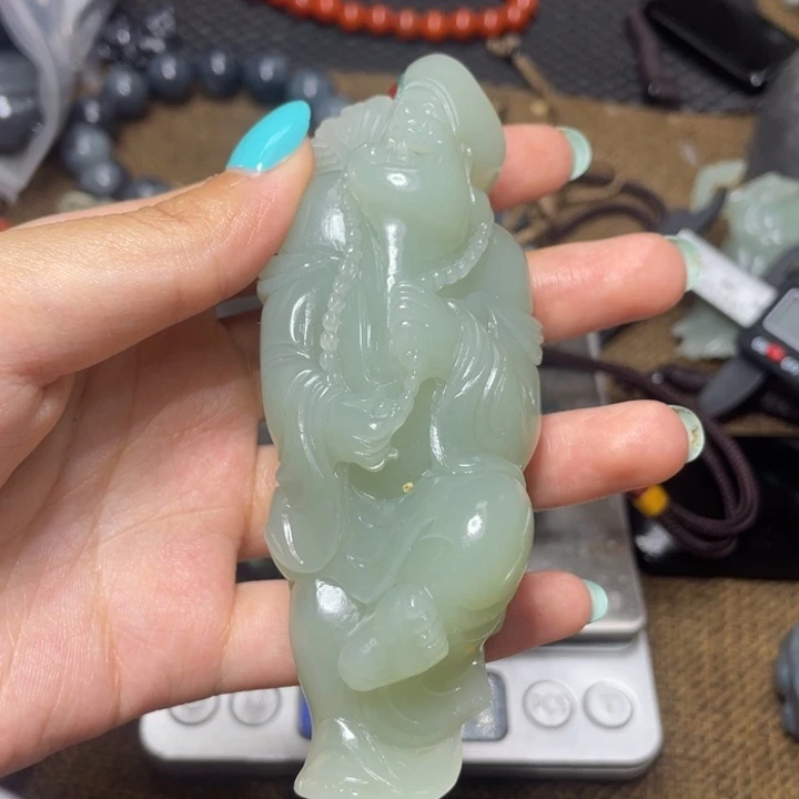 和田玉未镶嵌摆件