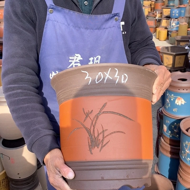 紫砂花盆紫砂花盆