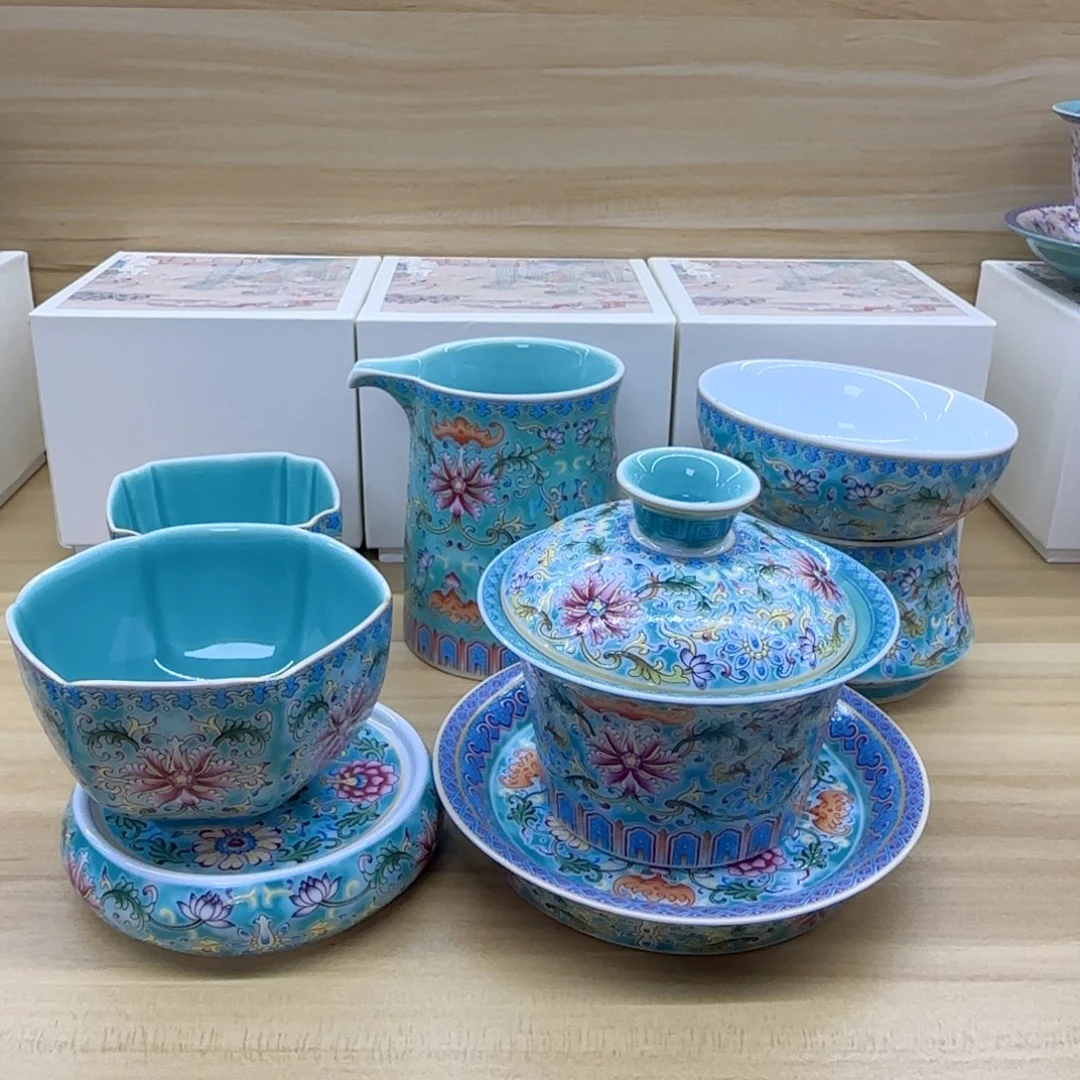 松石绿6件套福利珐琅