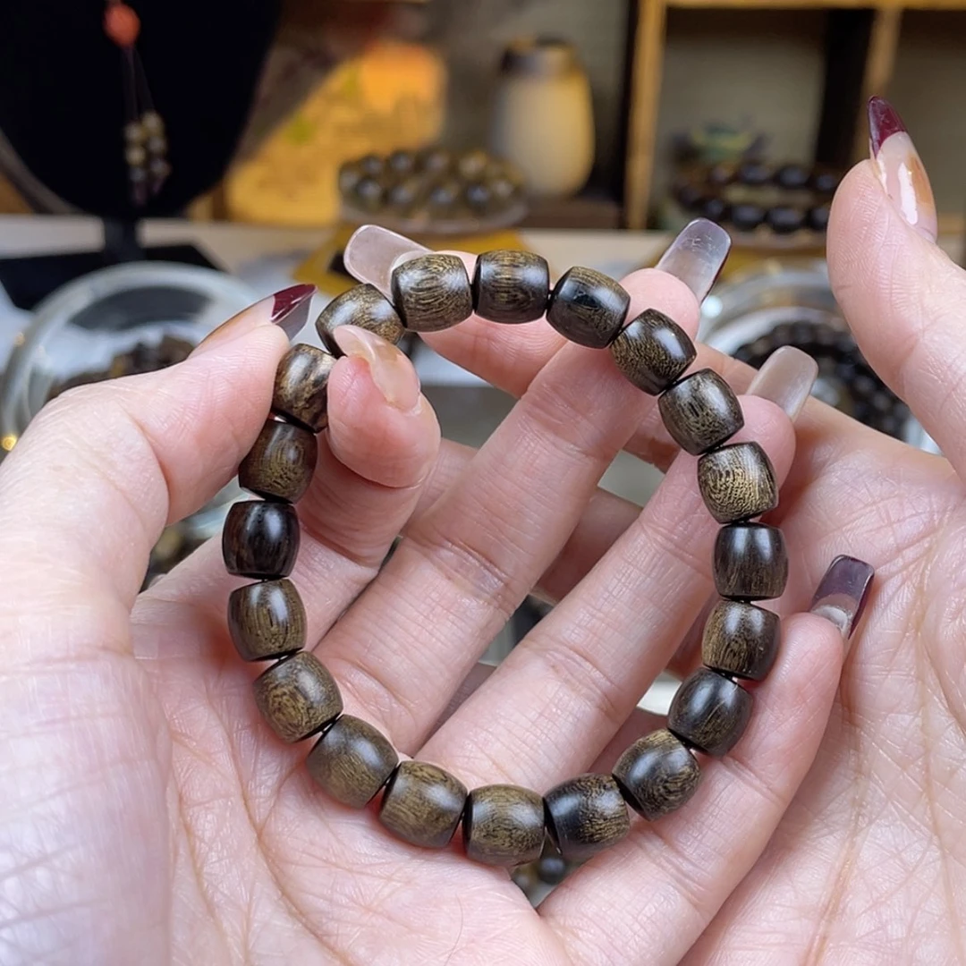 【闪购商品】沉香手串低***豆芽庄棋楠瘤疤