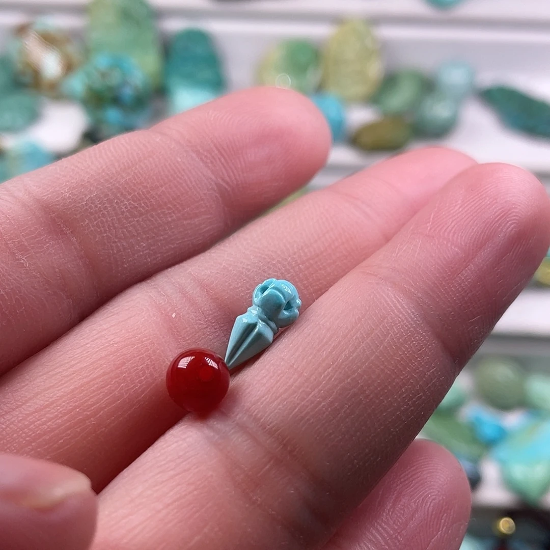 南红玛瑙未镶嵌颈饰