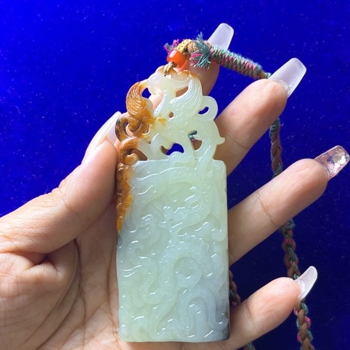 火***箭和田玉未镶嵌挂件