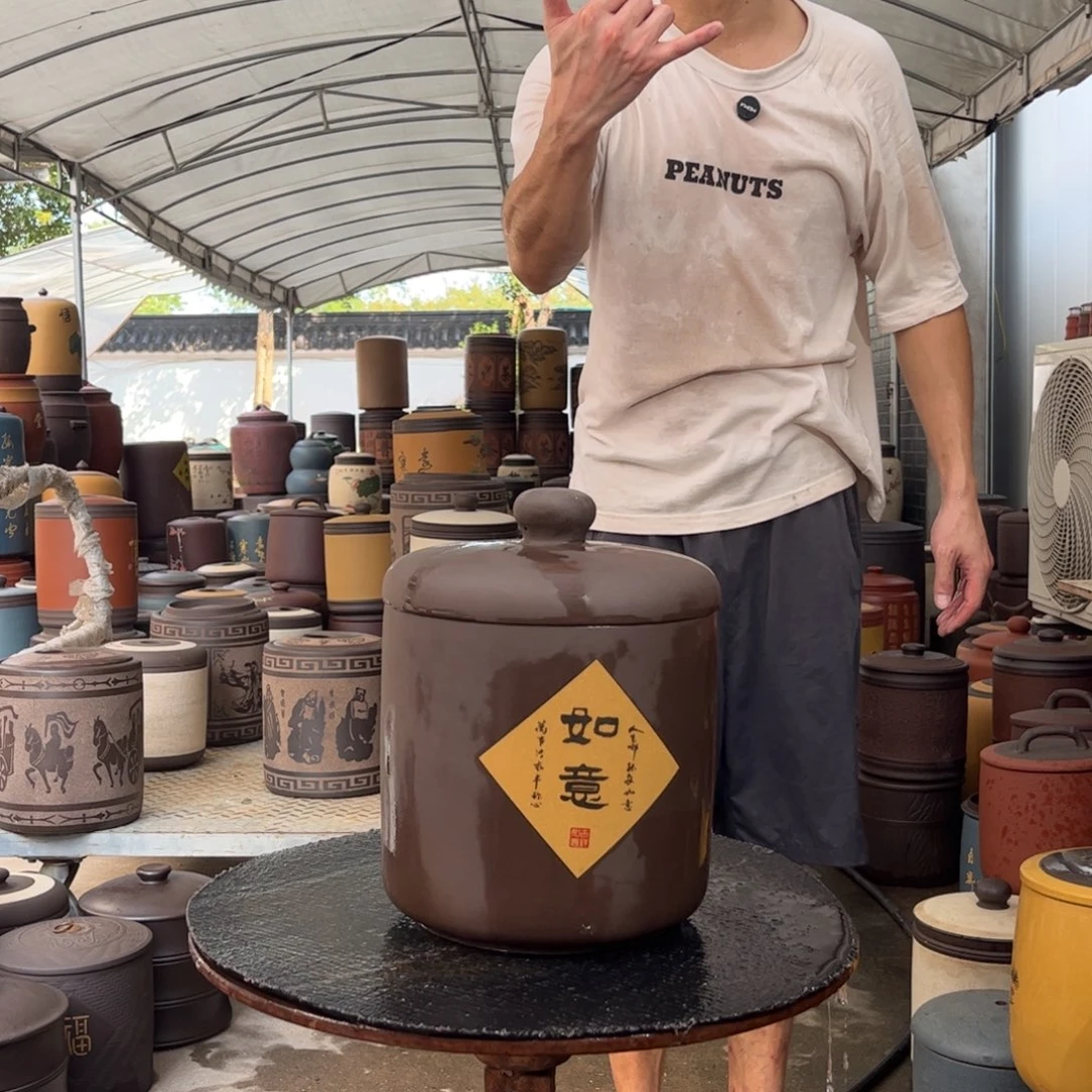 紫砂茶叶罐8 饼茶叶罐