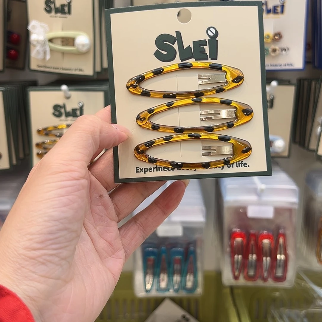 无非金属豹纹椭圆拜拜