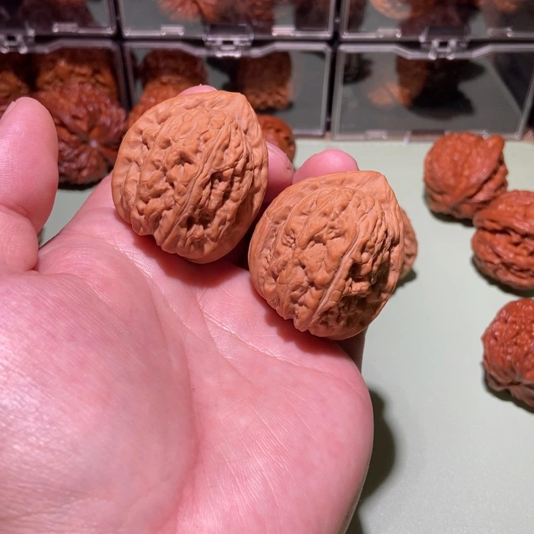 文玩核桃把件全品35+赤龙鸡心