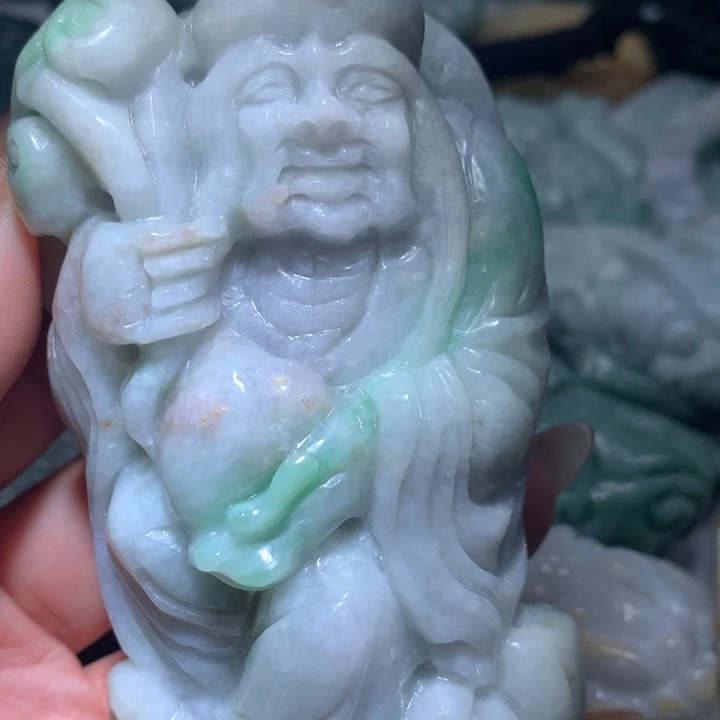翡翠未镶嵌颈饰保真天然A货翡翠