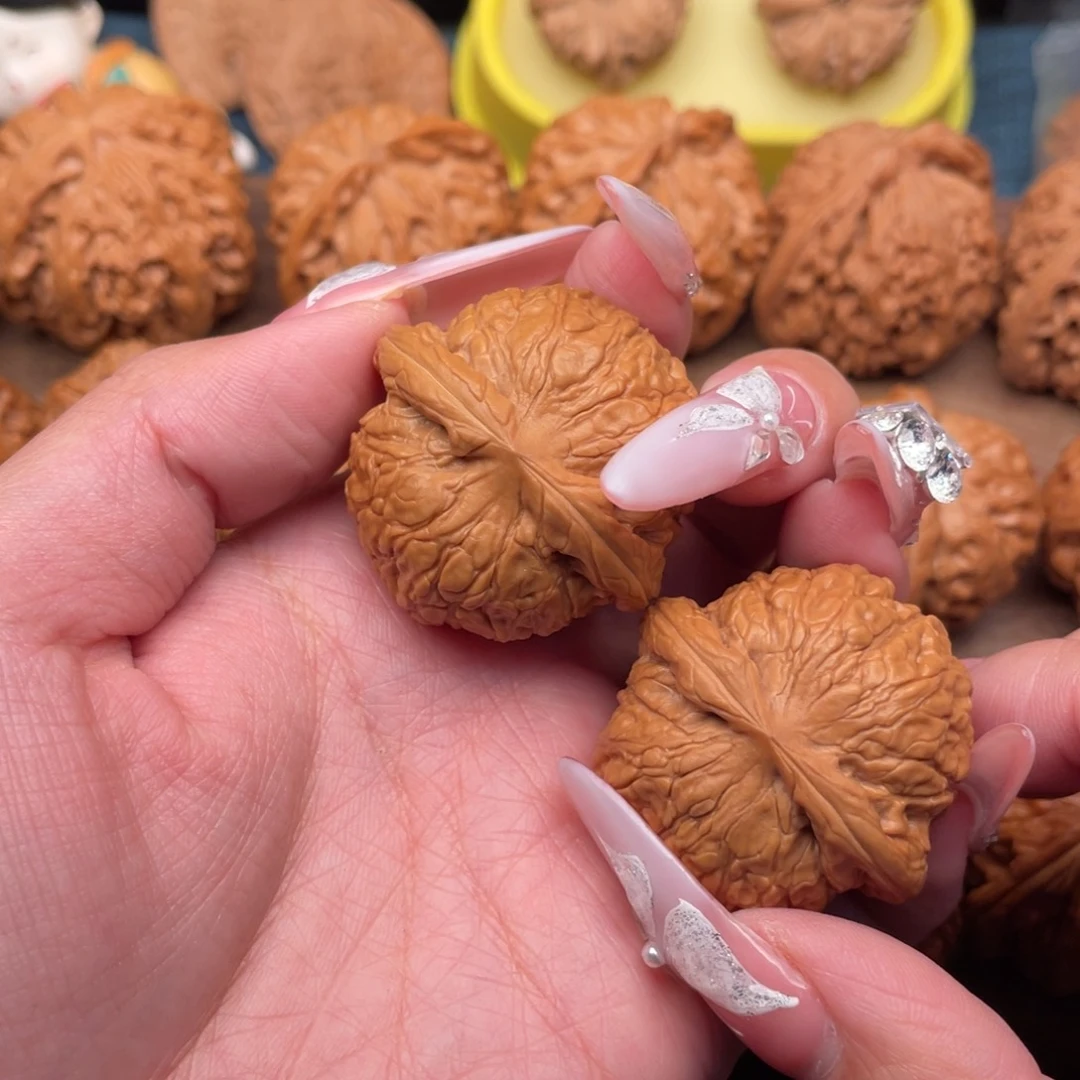 M***L文玩核桃把件全品乾隆磨38