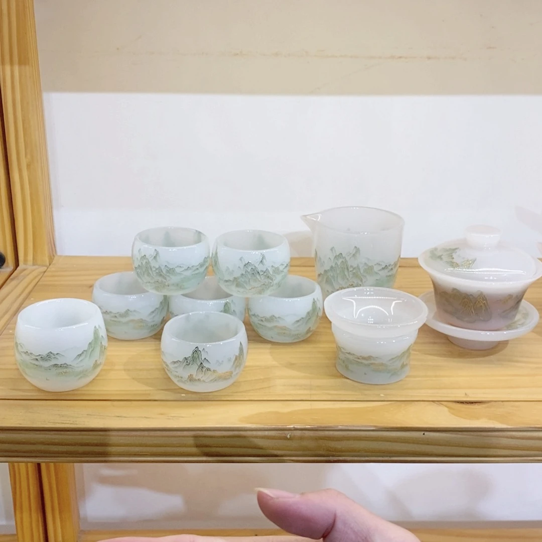 千里江山套装 不带礼盒 主人杯1