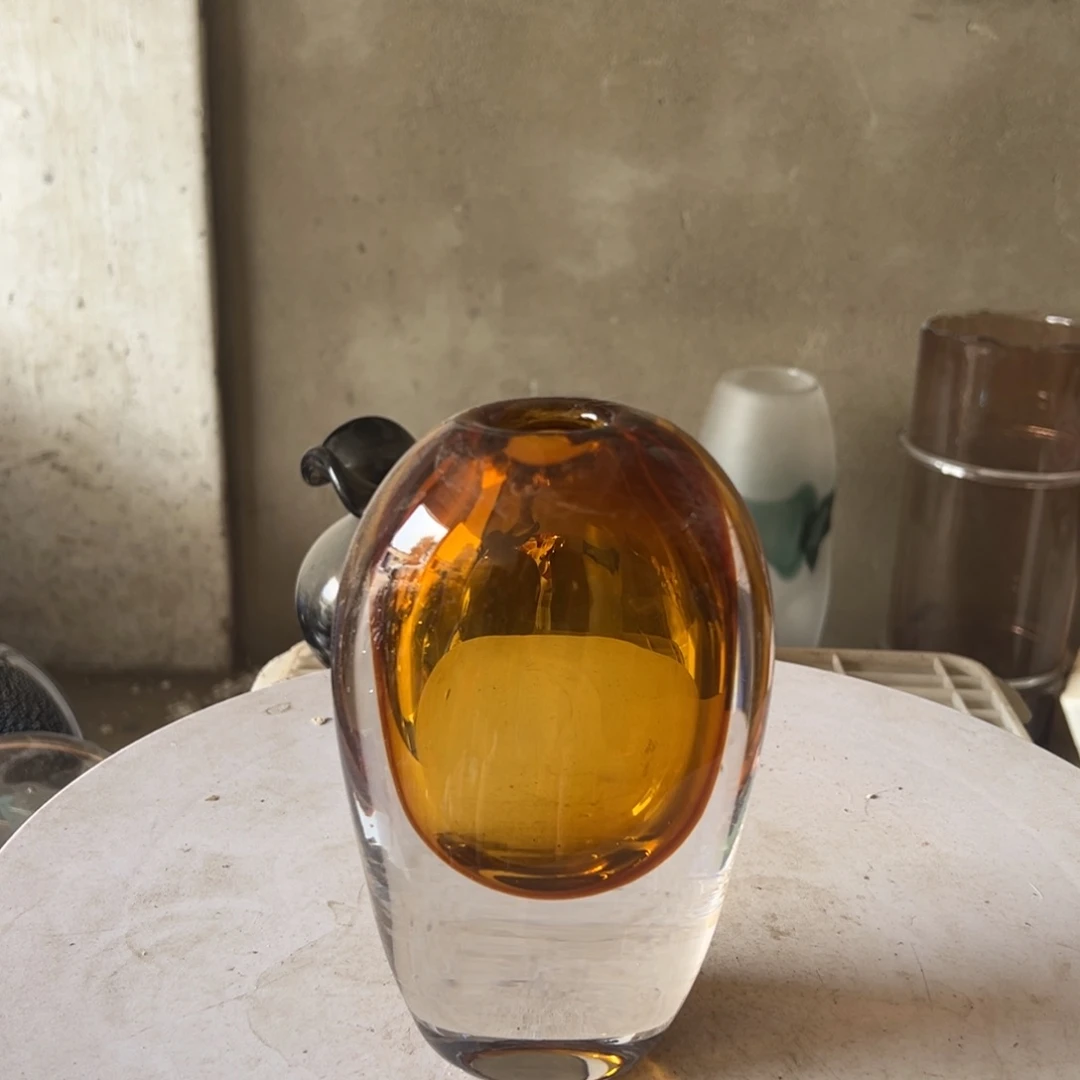 弘扬琉璃花器微瑕高度16