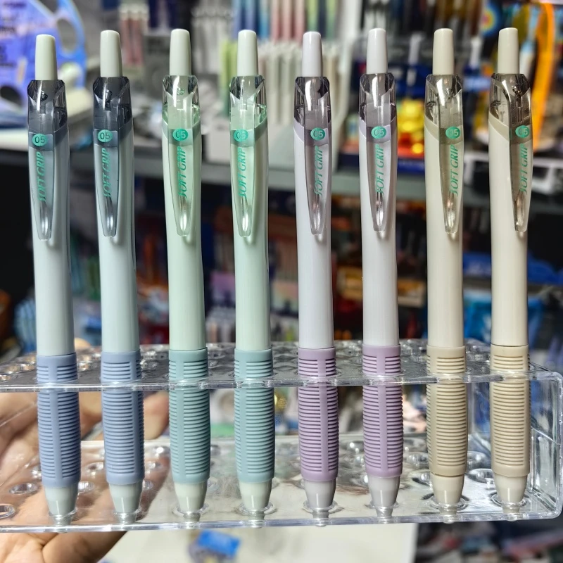 点石指尖温柔笔8支-黑色中性笔双珠速干-颜色随机0134