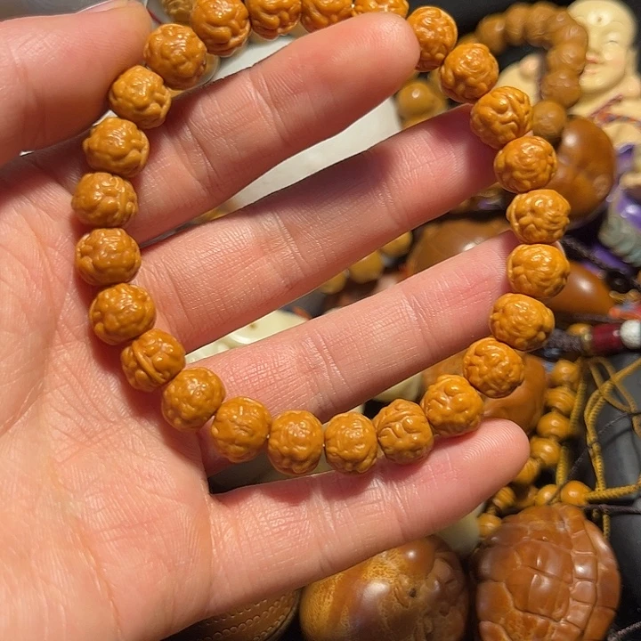 橄榄核手串/手链猴头1.0蝉王