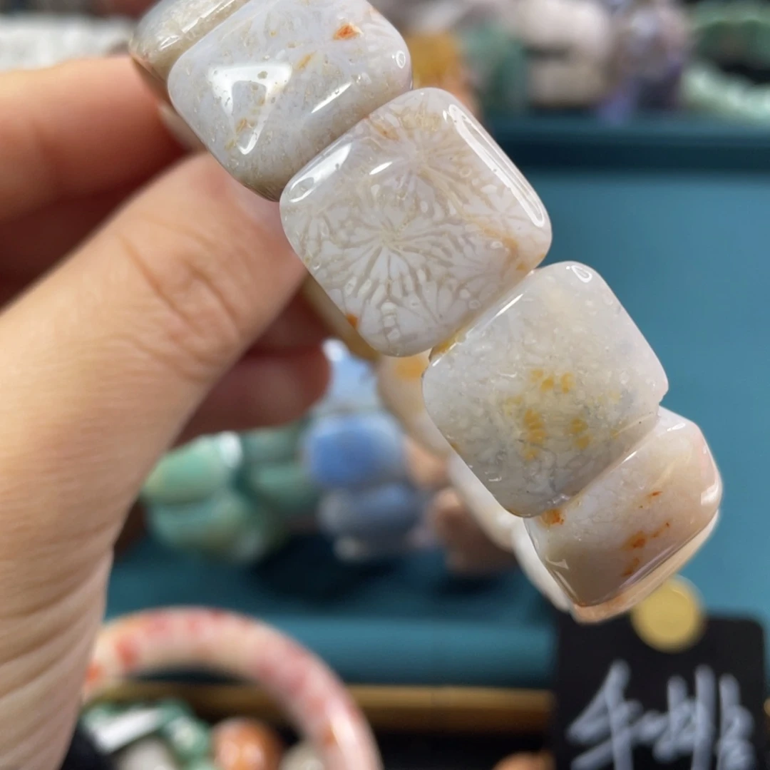 未镶嵌手镯硅化玉