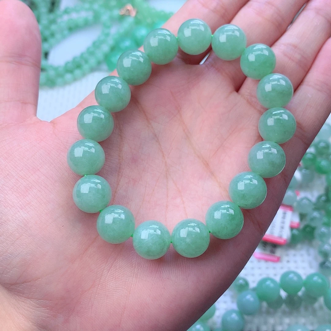 翡翠未镶嵌毛衣链卡12.3