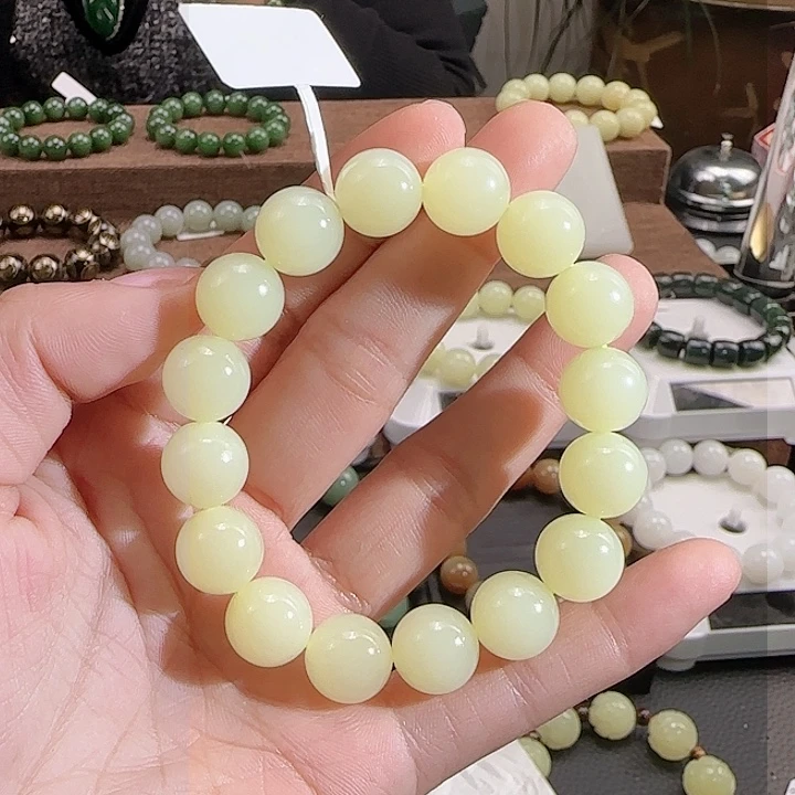 和田玉（黄玉）手串未镶嵌