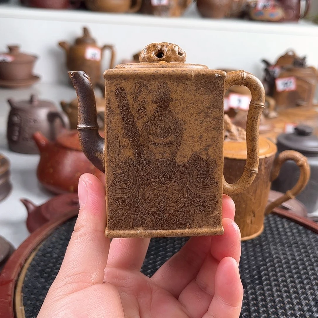 紫泥茶壶宜兴紫砂