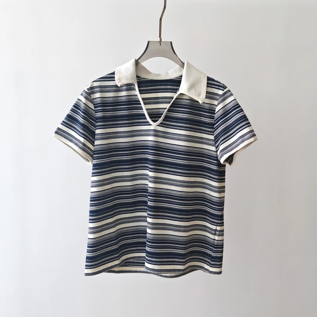 条纹T短袖695A51560