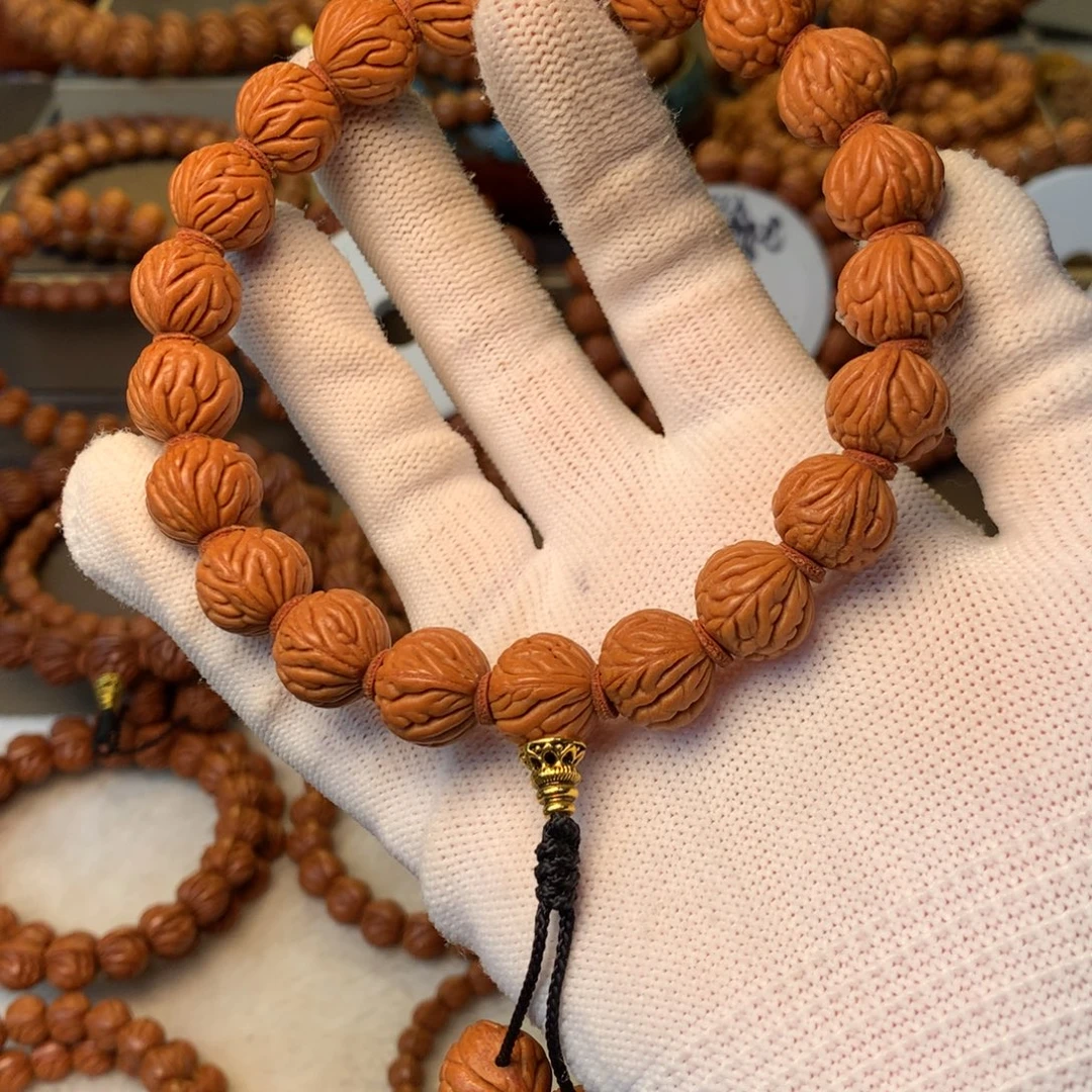 手串桃核秦岭龙纹