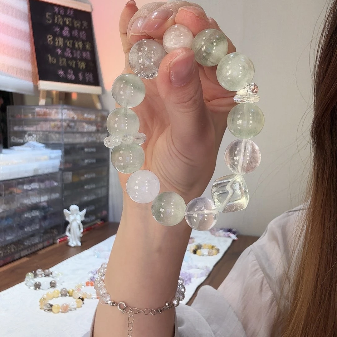 水晶手链银S925镶嵌