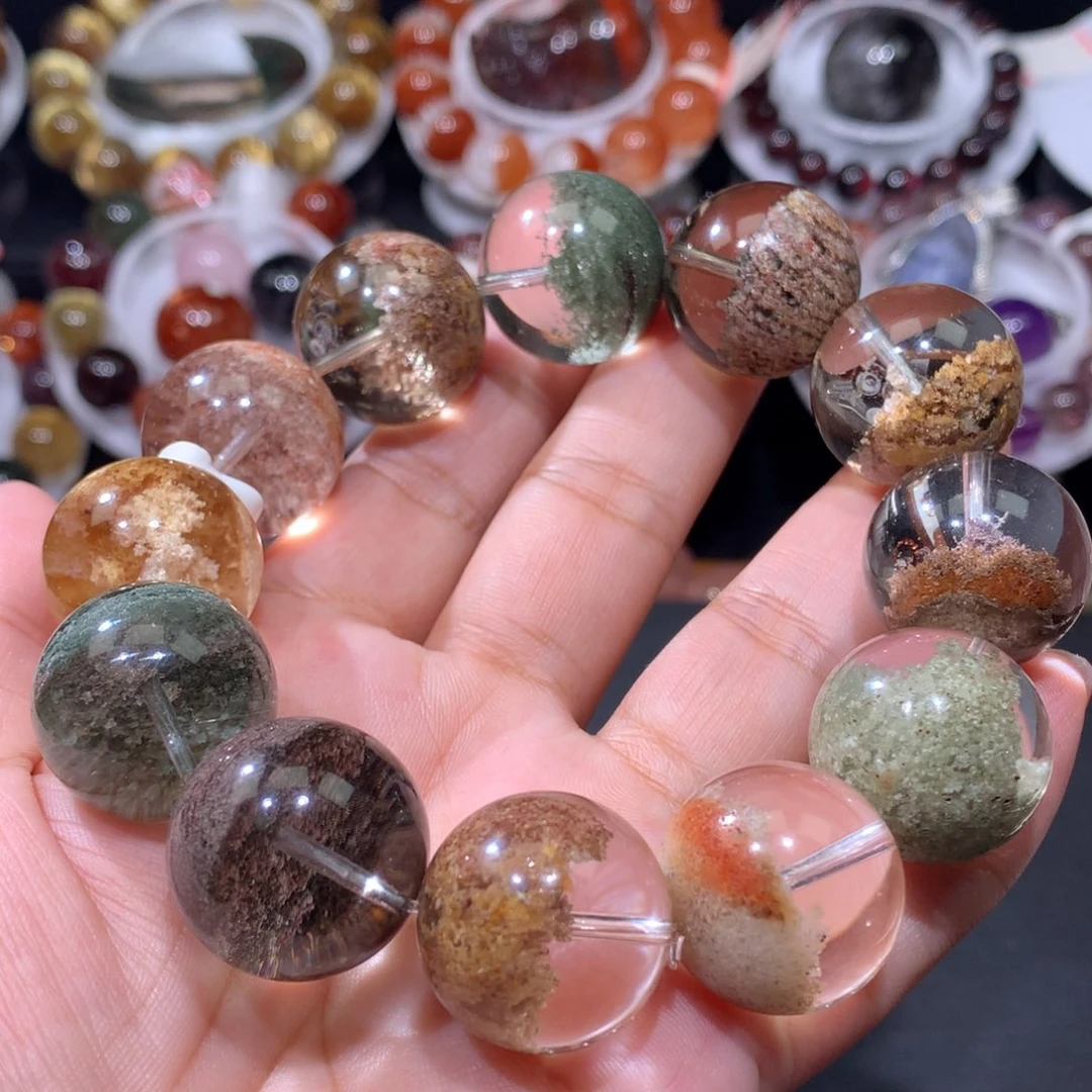 未镶嵌手链水晶四季幽灵20mm