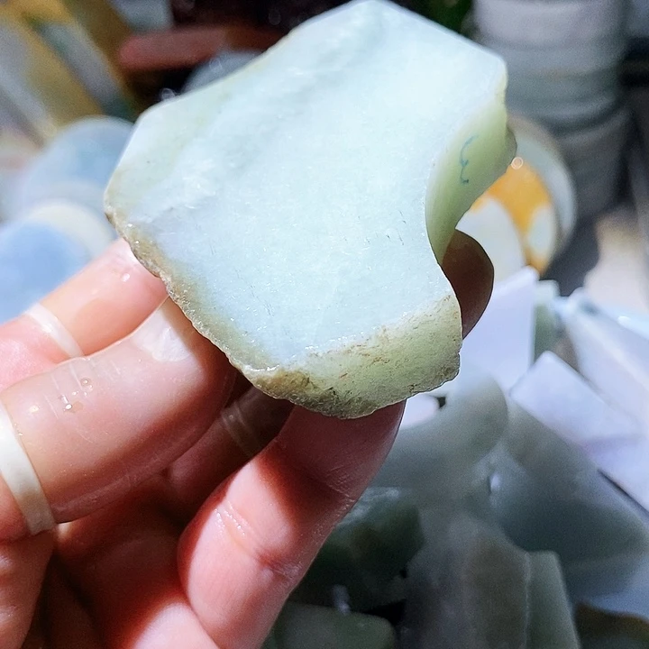 散珠翡翠边角料178