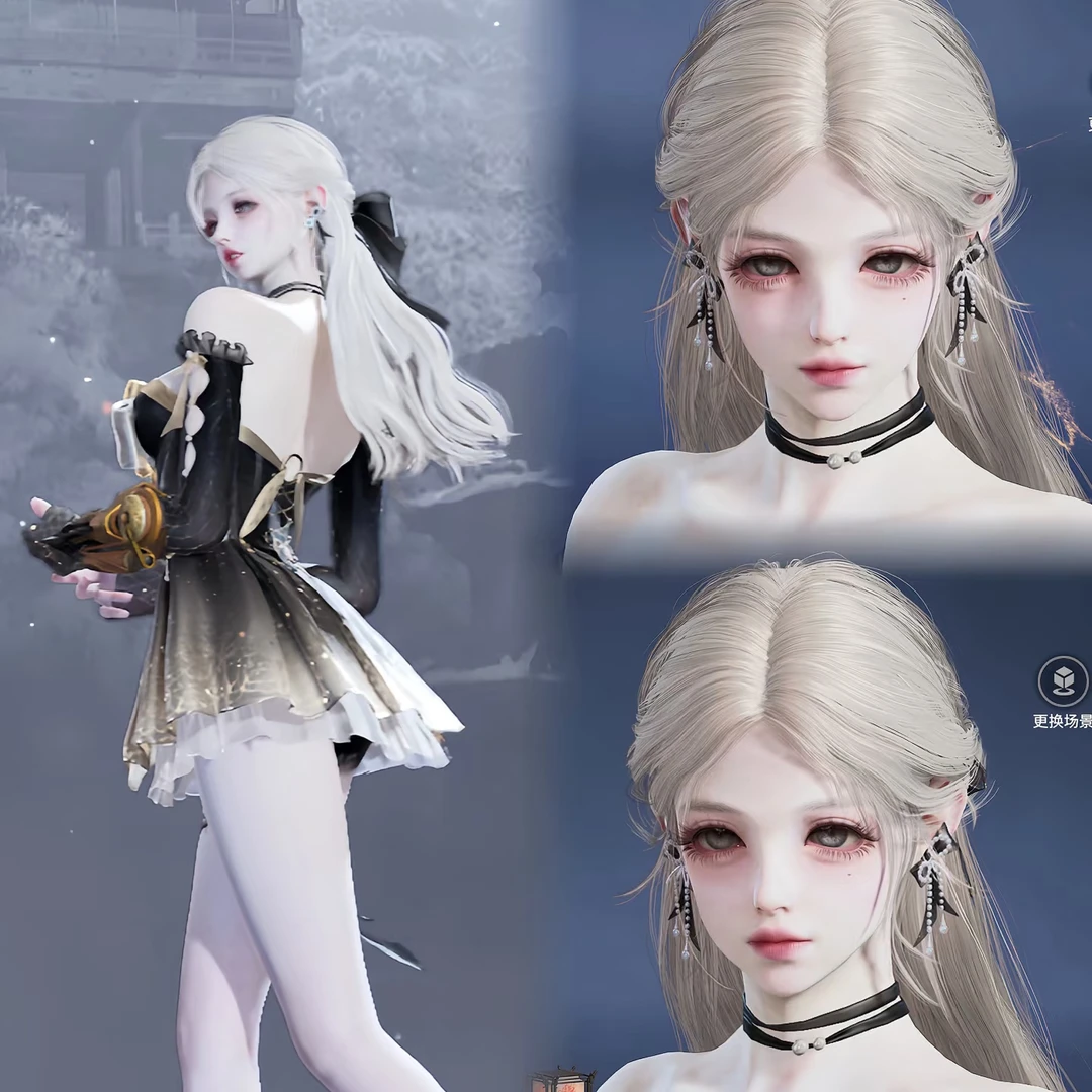 国服端游 永劫无间捏脸数据 女脸型 季莹莹 偶像包