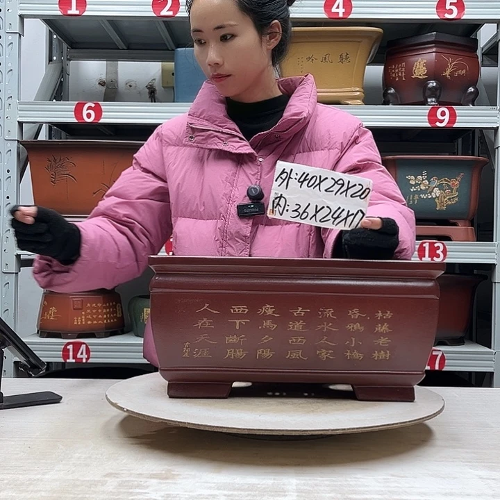 花盆紫砂紫砂花盆