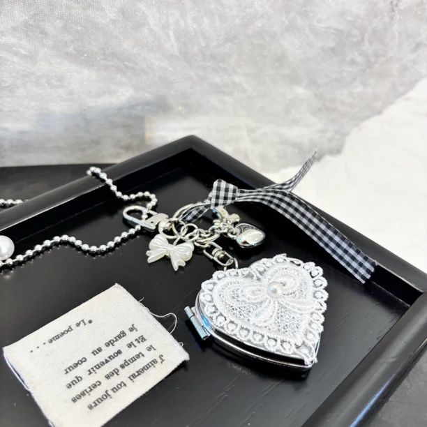 铜合金项链 爱心毛衣链XL3464