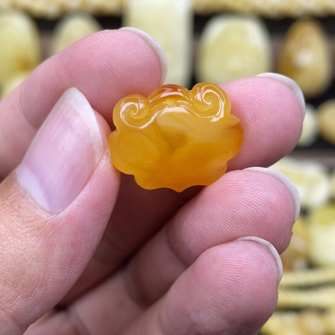 裸石琥珀未镶嵌琥珀蜜蜡