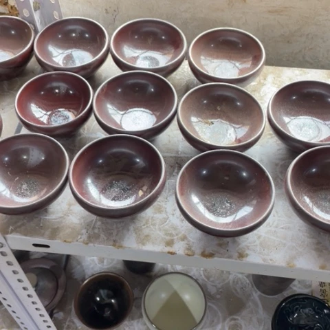 茶盏用****5建阳建盏牛血钵钵