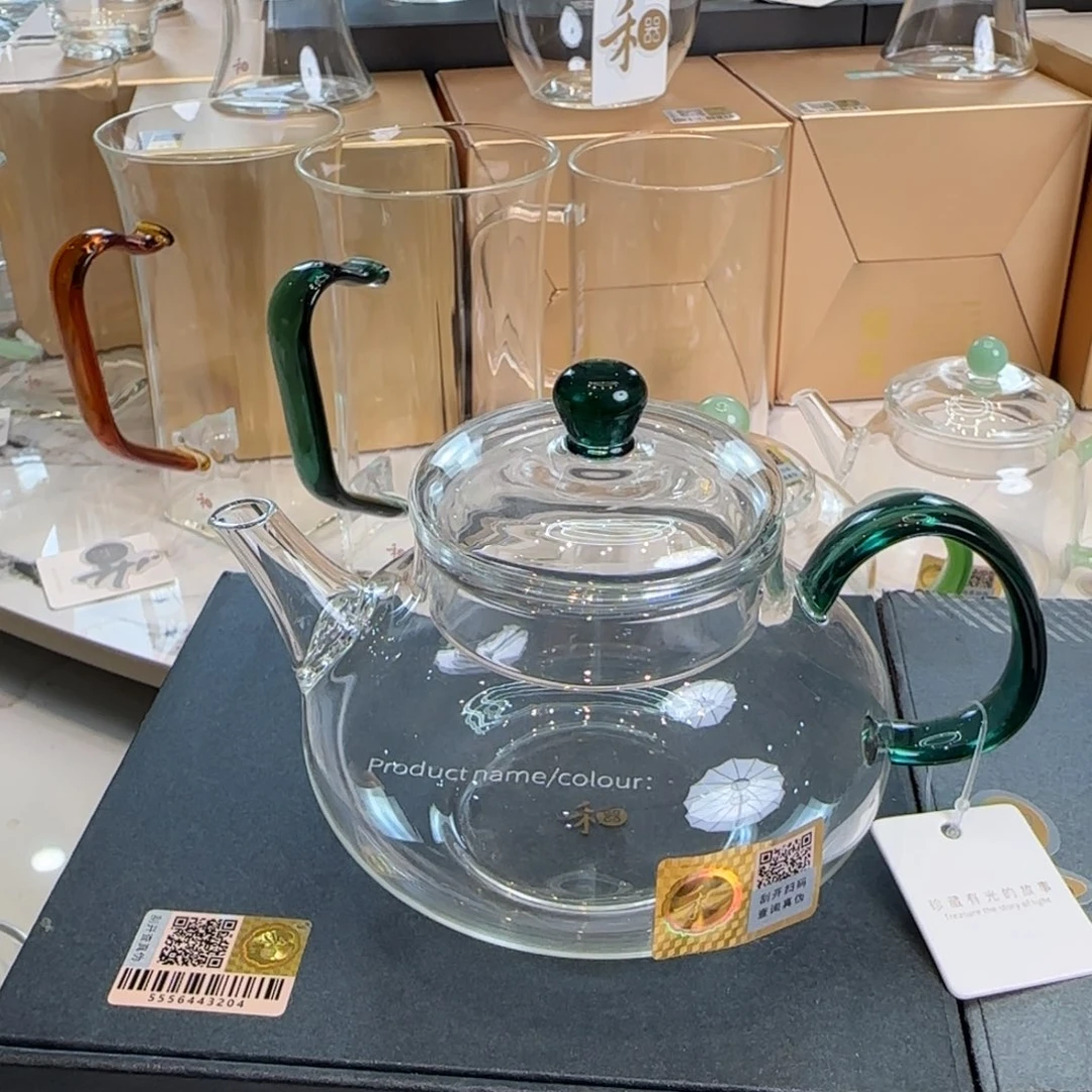 泡***鱼禾器瑾玉壶墨绿色