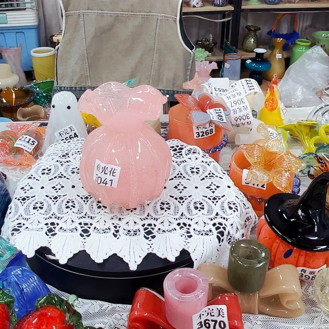 3041夜光福袋瓶 家悦琉璃工艺品
