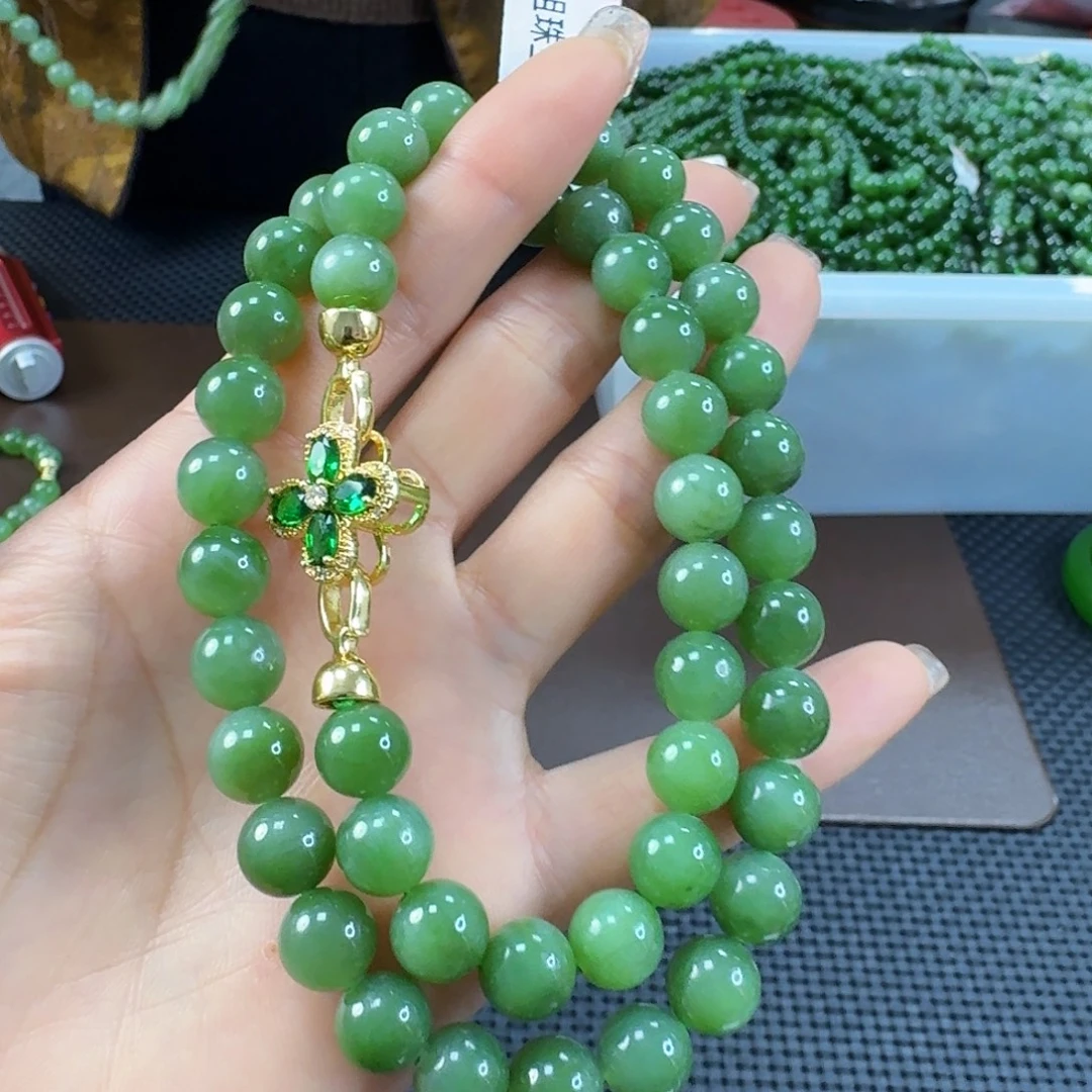 和田玉（碧玉）未镶嵌颈饰卡10