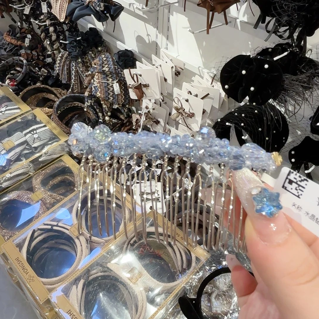 皮质铁合金发饰发夹