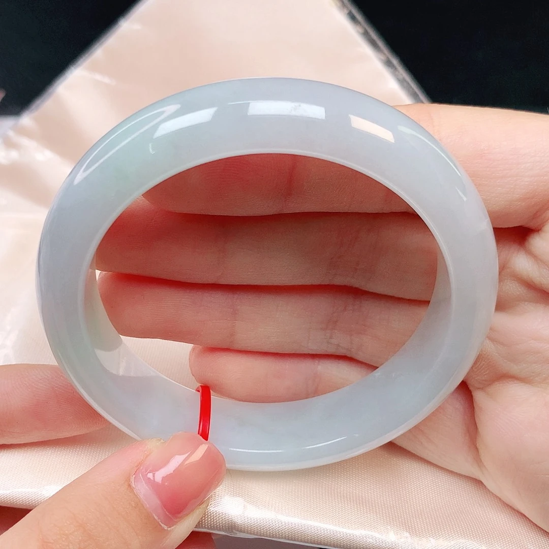 翡翠未镶嵌手镯54圈0099