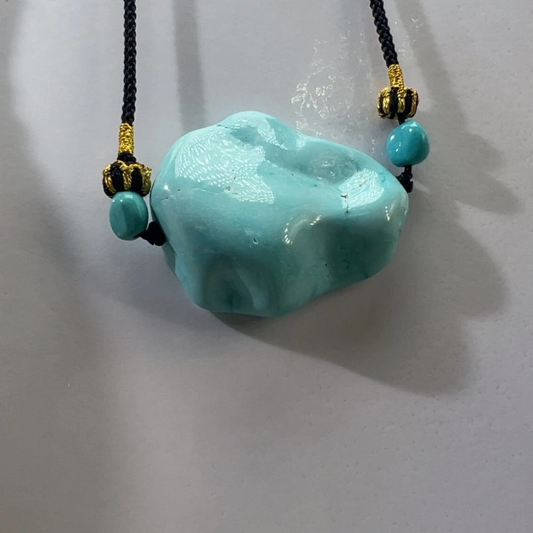 绿松石未镶嵌挂件