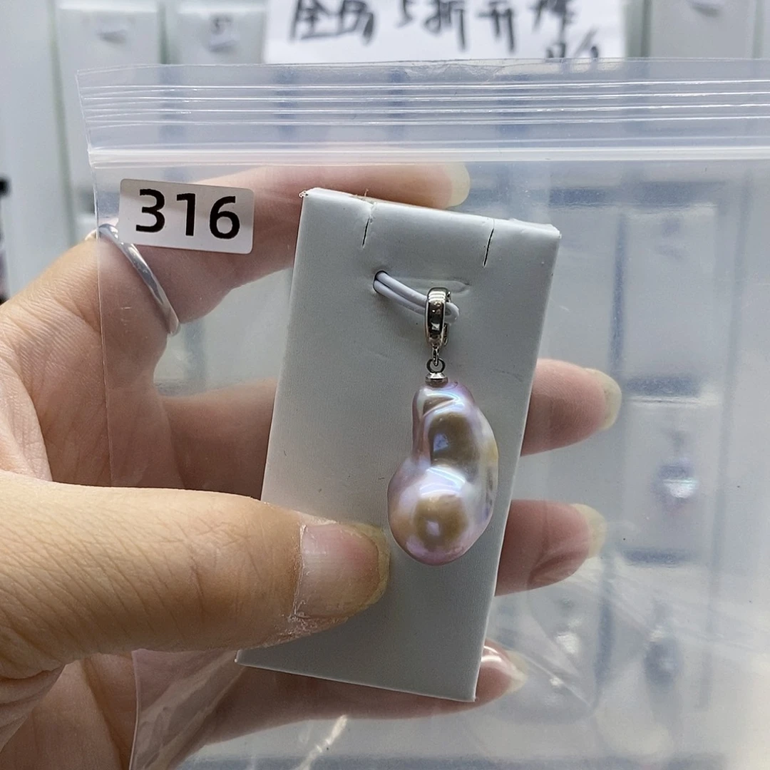 颈饰合金淡水珍珠