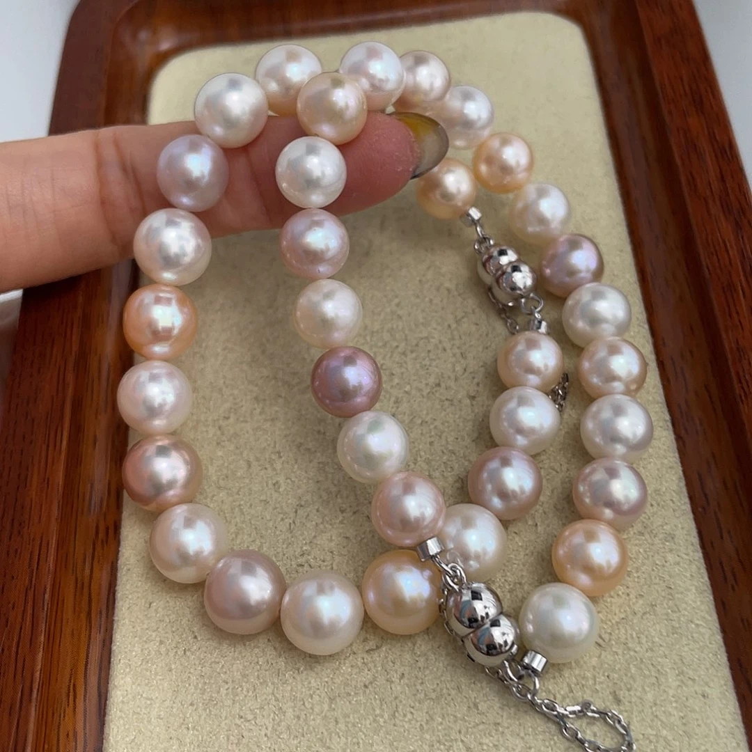 淡水珍珠手绳银S925镶嵌